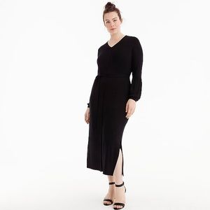 JCrew flowy black dress